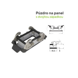 Púzdro na panel pre konektor HDC BMx27 – odolné krytie pre priemyselné aplikácie