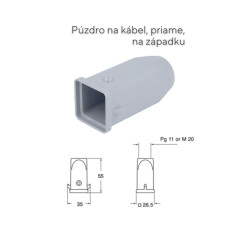 Púzdro na konektor HDC 21x21 – odolné priemyselné krytie pre elektrické konektory